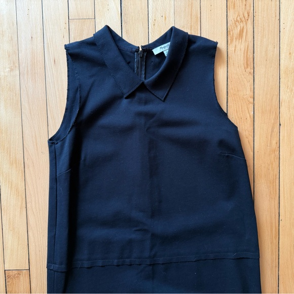Madewell Black Shirttail Shift Dress - Picture 8 of 9